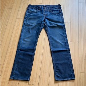 G Star Raw / Slim Straight Jeans / Size: 32 x 29